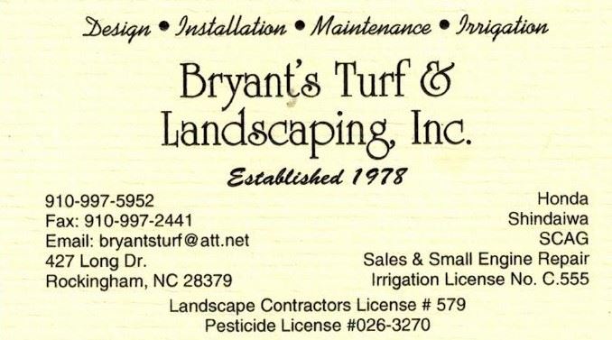 bryants turf