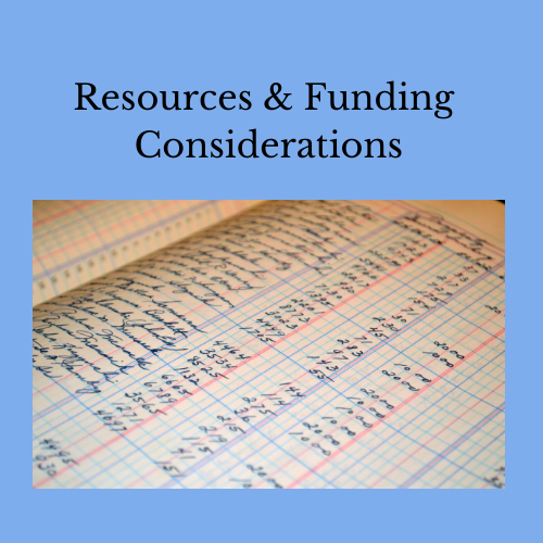 Resources Funding Considerations packet 