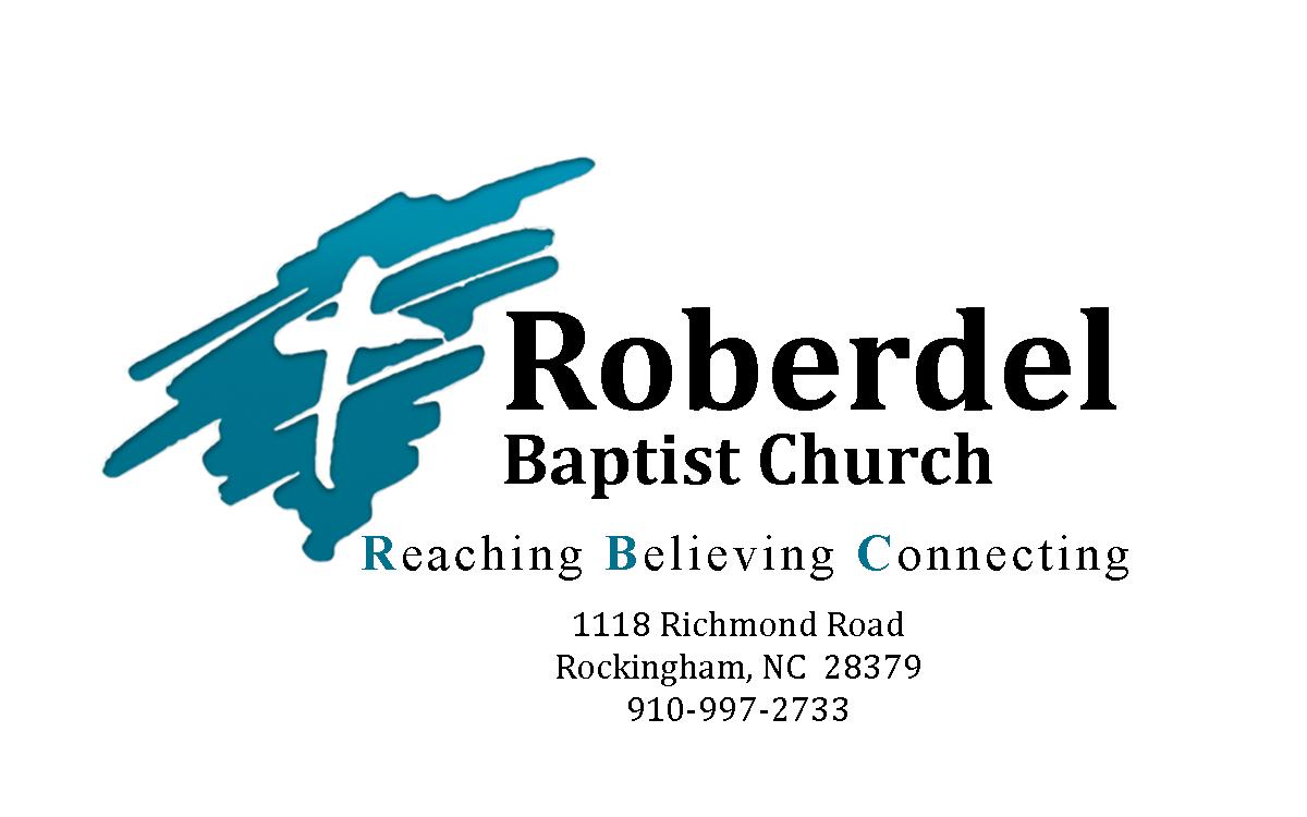 Roberdel Church Logo - Updated 2019 WITH contact info