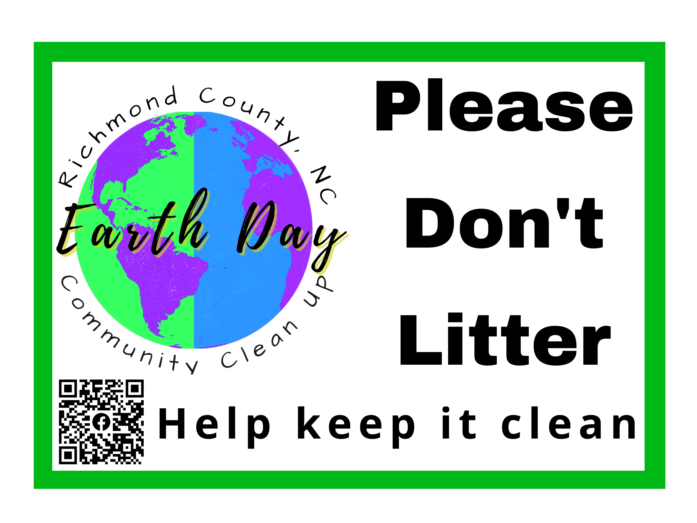 new 2022 RCO Earth Day Yard Signs